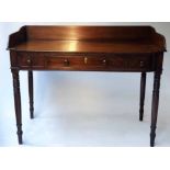 BOWFRONT WRITING TABLE, early 19th century,