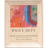 RAOUL DUFY 'Atelier Mourlot', original lithographic poster, 1987, printed by Mourlot frerès Paris,