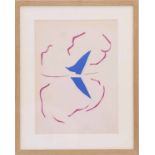 HENRI MATISSE 'Bateau', original lithograph after Matisse's cutouts, edition 1954 Mourlot,