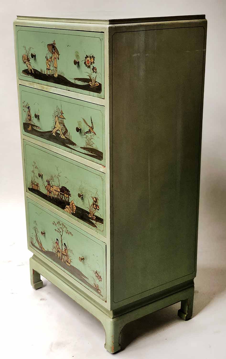 CHINOISERIE CHEST, - Image 2 of 4
