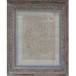 HENRI MATISSE 'Collotype F5', edition of 30, printed by Fabiani, 33cm x 25cm, framed and glazed.