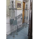 ARCHITECTURAL GARDEN ESTATE GATE, 167cm W x 168cm H x 23.5cm D approx.