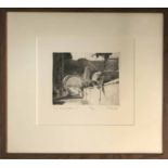 PETER FREETH 'Via Della Marra' and 'Amalfi Della Mar', two etchings, signed, numbered and titled.