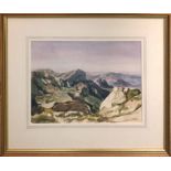 ENID GORDON 'Majorca', watercolour, signed and dated, 27cm x 35cm, framed.