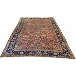 ANTIQUE HERIZ SERAPI CARPET, 335cm x 245cm.