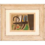 JOAN MIRO 'Personnages 2', pochoir: Euroart numbered stamped signature, 28cm x 40cm,