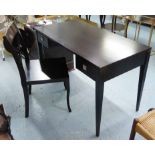 VANITY SUIT, contemporary design, two drawers includes table 119cm x 60cm x 76cmand chair.