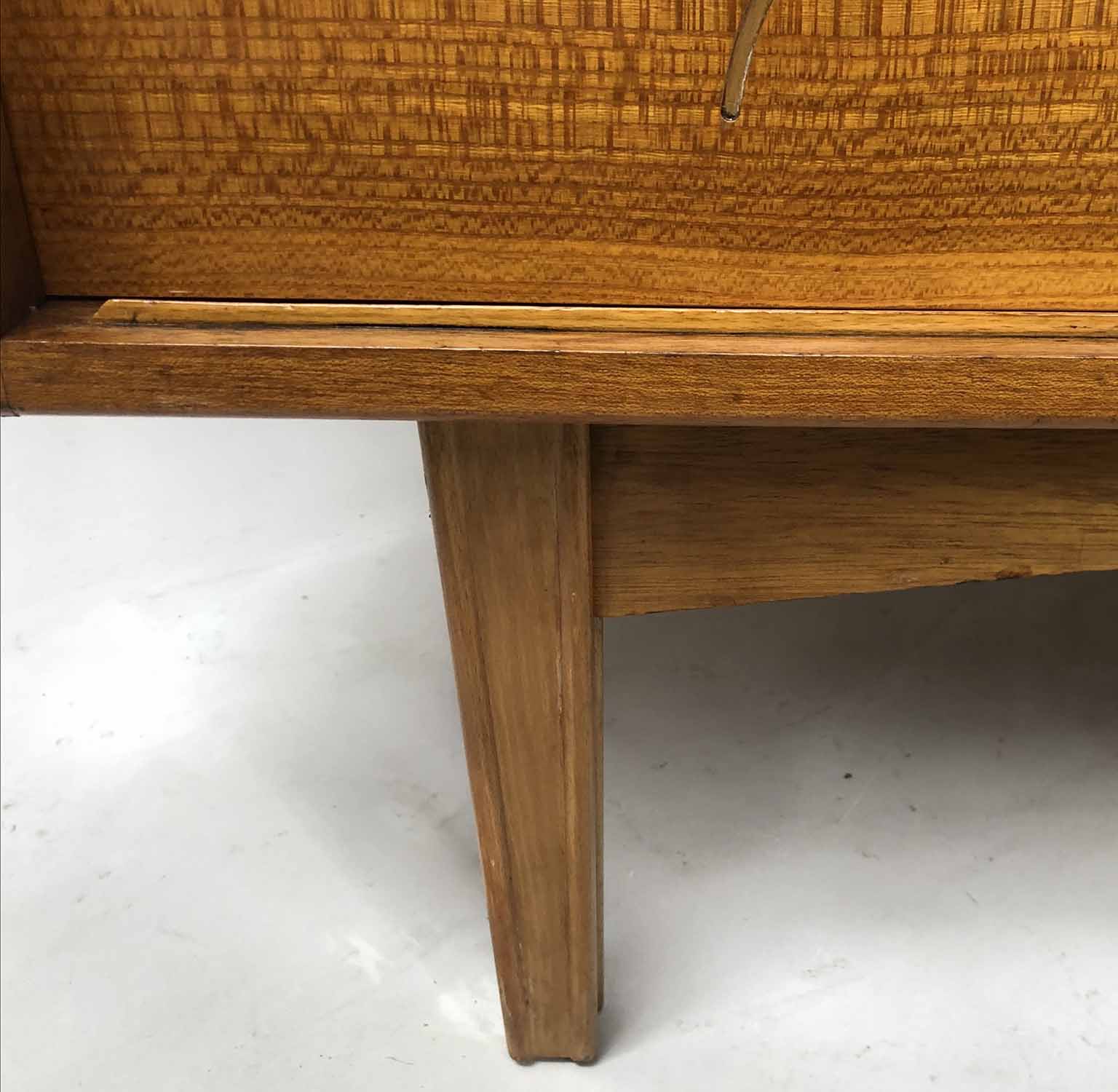 SIDEBOARD BY IAN AUDSLEY FOR G W EVANS, mid 20th century walnut and elm with sliding doors, - Image 2 of 6