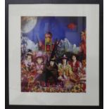 ROLLING STONES, Satanic Majesties photo by Michael Cooper, 1967, 64cm x 58cm, framed and glazed.