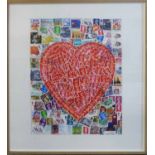 ANDREW BARROW 'Love from around the World', colour print, edition of 10, signed,