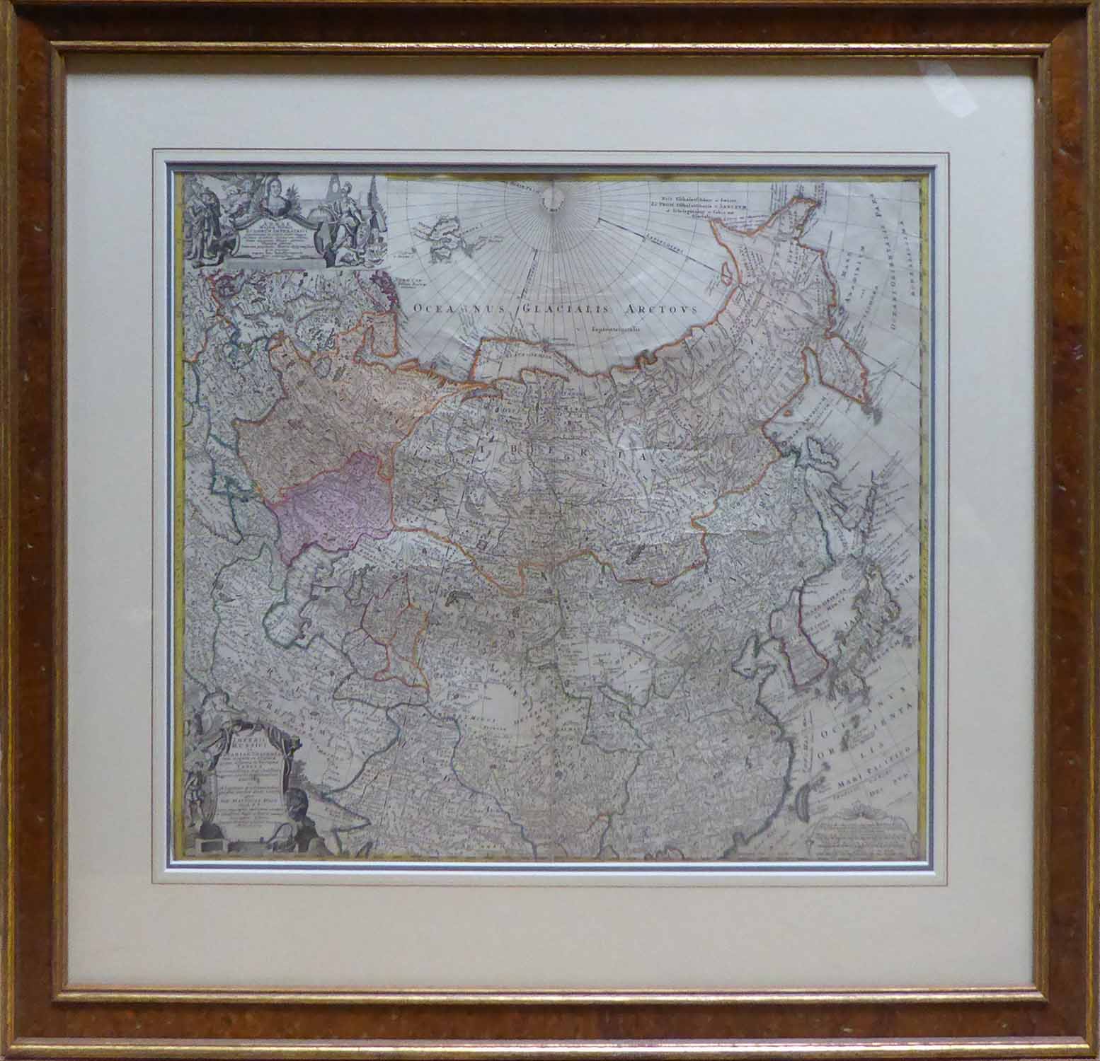 THREE MAPS of the RUSSIAN EMPIRE, two antique,