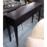 CONSOLE TABLE, contemporary design, two drawers, 120cm x 30cm x 86cm.