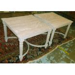 NEPTUNE 'BLENHEIM' LOW SIDE TABLES, a pair,