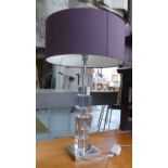 HEATHFIELD & CO BERLIN MEDIUM TABLE LAMP, with shade, 61cm H.