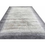 THE RUG COMPANY, 425cm x 300cm, 'Bamboo Border Charcoal'.