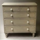 VICTORIAN PAINTED CHEST,