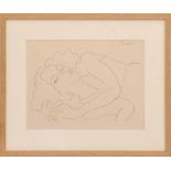 HENRI MATISSE 'F10', rare collotype on velin d'arches, edition of 30,