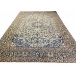 FINE ISPHAHAN DESIGN CARPET, 444cm x 310cm.