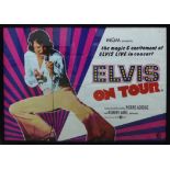 MGM PRESENTS: 'ELVIS ON TOUR', UK QUAD, original movie poster, 1970's, 80cm x 105cm,
