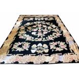 AUBUSSON NEEDLEPOINT CARPET, 400cm x 300cm.