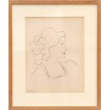 HENRI MATISSE Collotype O17, edition: 950, printed by Fabiani, 34cm x 22cm, framed and glazed.