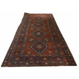 ANTIQUE CAUCASIAN KELLEH, 350cm x 160cm.