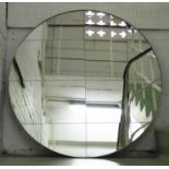 MIRROR, contempory country house style, segmented plate, 100cm D.
