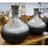 VASES, a pair, contemporary Italian style design, 45cm H approx.