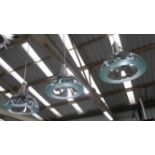 LUMINA GALILEO CEILING LIGHTS, set of three, by Emanuele Ricci, 148cm Drop at largest approx.