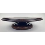 LAZY SUSAN, Victorian mahogany, 46cm Diam x 11cm H.