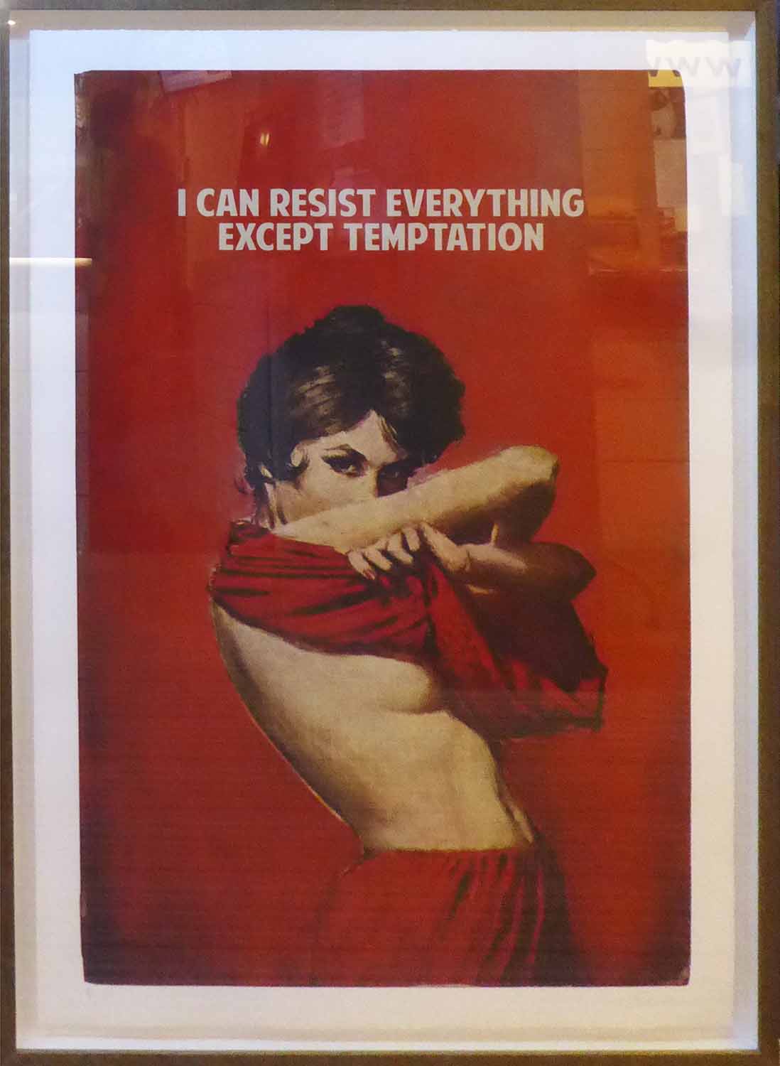 THE CONNOR BROTHERS 'I Can Resist Everything Except Temptation', 2019, screenprint, A.P.