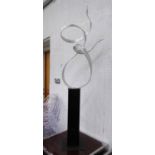JON ALLEN (Contemporary British) 'Ribbon', metal sculpture, 81cm H,