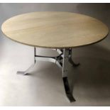 ATTRIBUTED TO MERROW ASSOCIATES DINING TABLE,