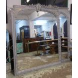 WALL MIRRORS, a pair,