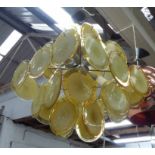 ATTRIBUTED TO VISTOSI MURANO CHANDELIER, 90cm drop approx.