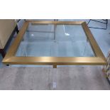 PURE WHITE LINES MIAMI COFFEE TABLE, 100cm x 100cm x 43cm.