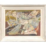 NICOLAS DE STAEL 'Composition Abstraite', lithograph, edition: Mourlot, 40cm x 55cm,