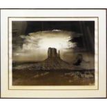 ANTHONY J BECKETT 'Mittens and Thunderclouds', photo-lithograph, signed,