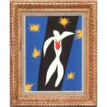 HENRI MATISSE 'The Fall of Icarus', rare lithograph 1943, signed in the plate, 35cm x 27cm,