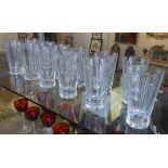 BACCARAT, water glasses, a set of twelve.