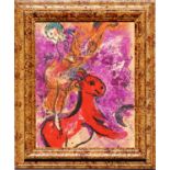 MARC CHAGALL, original lithograph Circus Rider edition 2000, 1957, Mourlot ref 191, 30cm x 23cm,