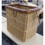 MULBERRY BALLOON LOG BASKET, 65cm x 47cm x 62cm.