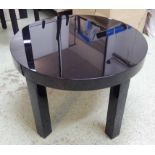 ARMANI CASA OTTAWA LOW TABLE, by Giorgio Armani, 70cm Diam x 46cm H (with faults).