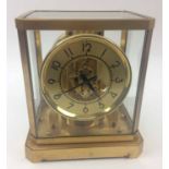 JAEGER-LECOULTRE ATMOS CLOCK, serial no. 8237, 1940's, 24cm H x 21cm W x 16cm D.