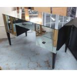 JULIAN CHICHESTER BRIGHTON DRESSING TABLE AND MIRROR, table 123cm x 63cm x 76cm H.