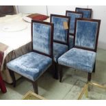 NINA CAMPBELL DINING CHAIRS, a set of eight,