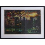 JOHN PIPER 'Eastnor Castle - Hereford', screen print, signed in pencil, numbered 46/70, 50cm x 70cm,