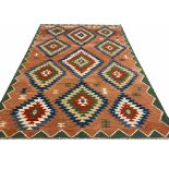 FINE ANATOLIAN KILIM, 370cm x 253cm, hand woven.