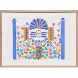 HENRI MATISSE 'Apollon', plate signed original lithograph after Matisse's cut outs, 1954 edition