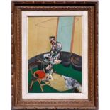 FRANCIS BACON 'George Dyer', 1966, lithograph, printed by Maegh, 32cm x 23cm, framed and glazed.